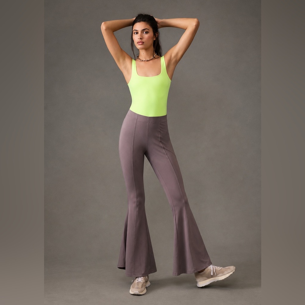 Anthropologie Daily Practice Rubin Seamed Flare Pants